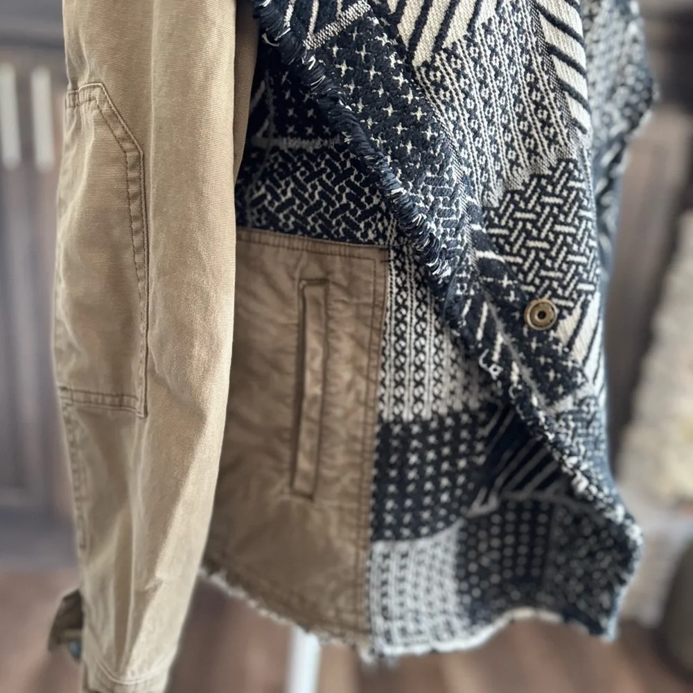 Large Anthropologie Hei Hei Patterned Jacket